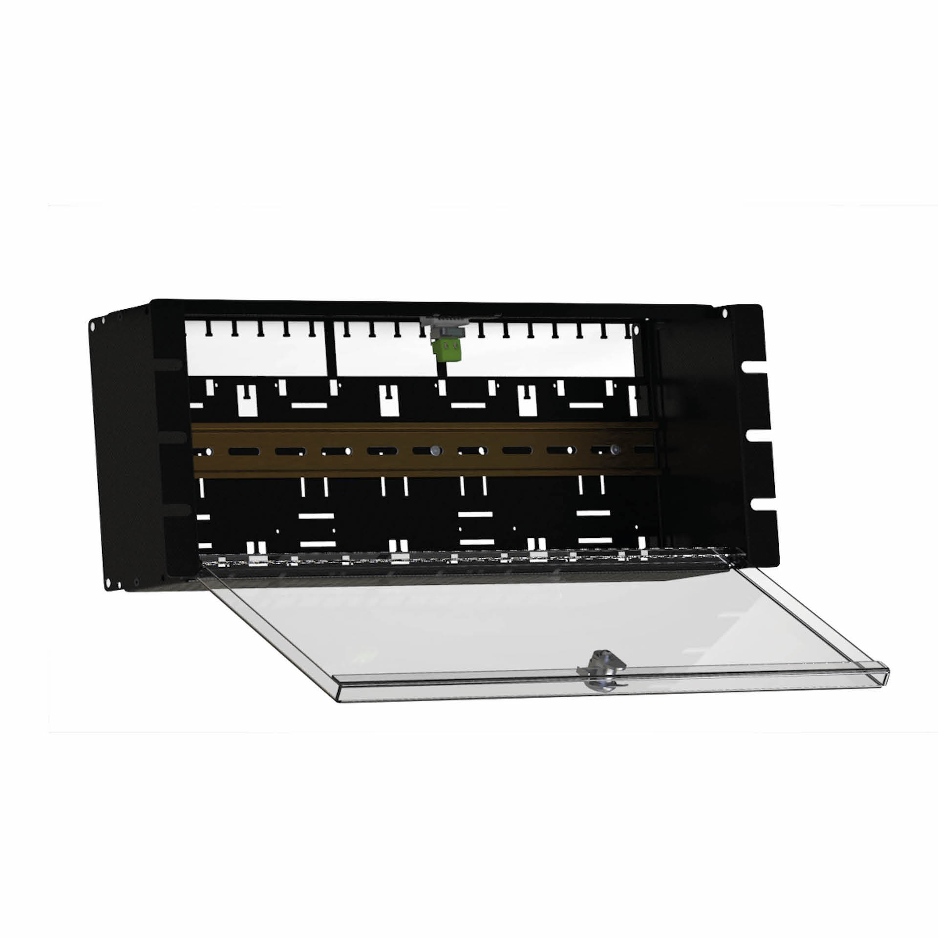 4U01000P00019P01D — Modulholder DIN 19 rack
