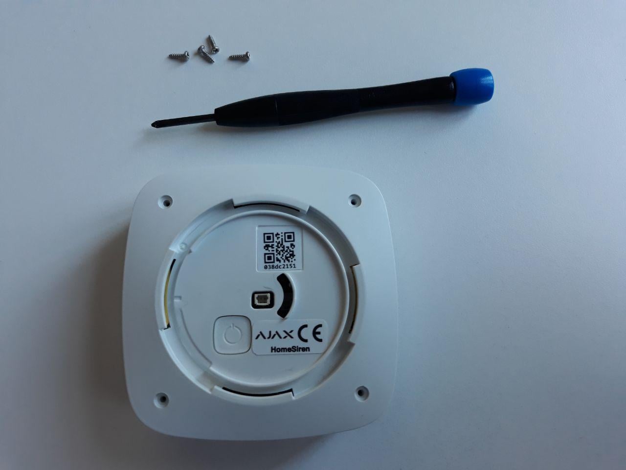 Ajax: original image for battery replacement. Follow the text and model in the source.