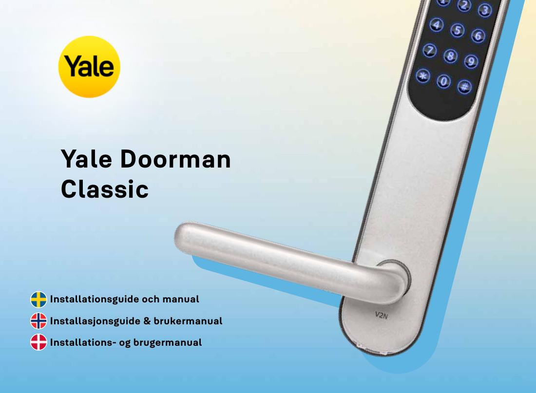 Yale Doorman Classic / V2N — bilde fra manualens forside